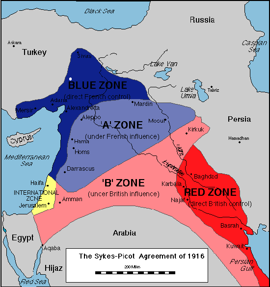 Sykes-Pikot agreement map