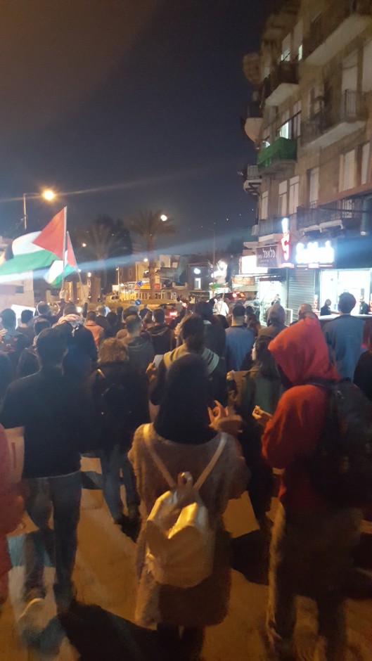 March in Allenby street toward Wadi Nisnas 2