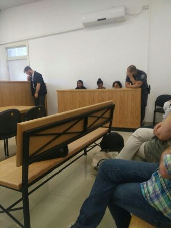 Yifat in Jerusalem district court 23 March 2018