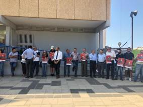 Demo in front of Hadera Court - Free Raje - Sunday 16 Sept 2018