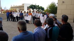 vigil in front of Haifa court 2 Oct 2018 b