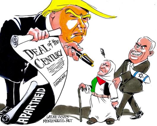 Trump-Netanyahu-Deal-of-Century-Mother-Palestine-Mondoweiss